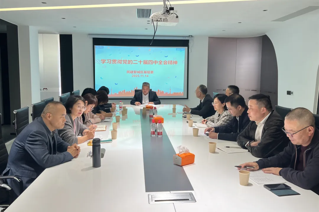 民建婺城区基层委召开党的二十届四中全会精神专题学习会